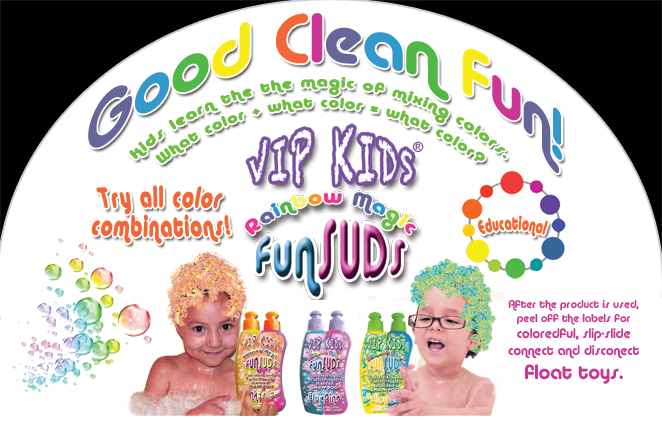 VIP Kids FunSuds POP Header