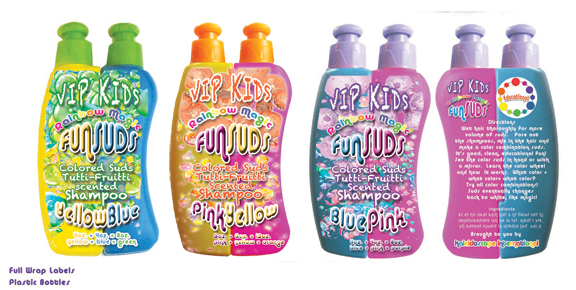 VIP Kids Fund Suds Packaging